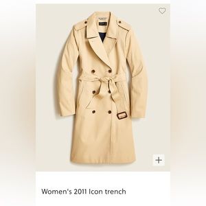 JCREW 2011 Icon trench